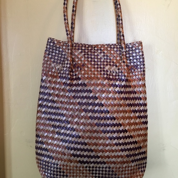 🆕 Natural Raffia Summer Tote - Picture 6 of 8